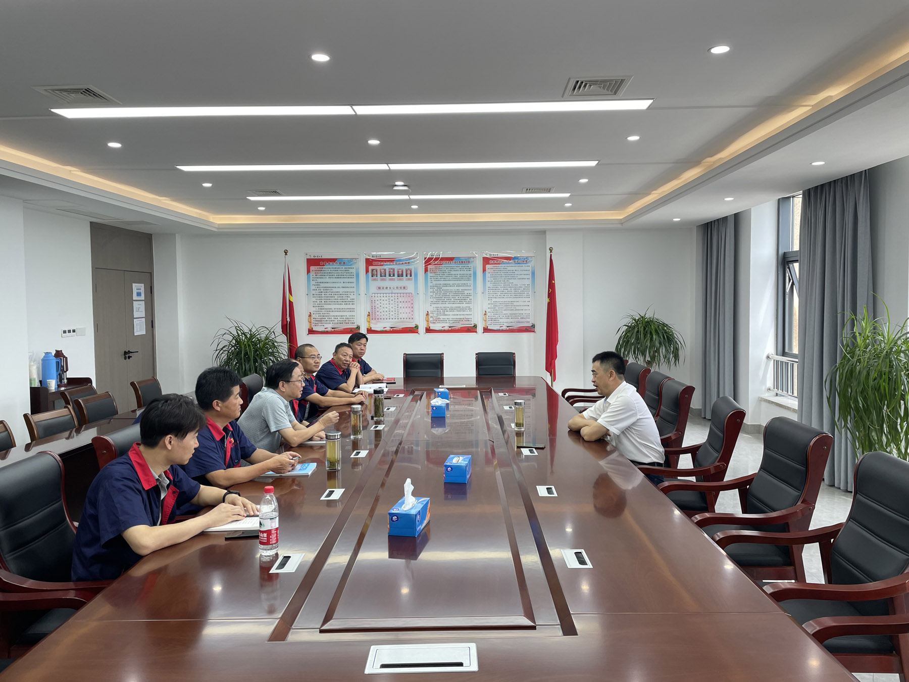 集團(tuán)公司黨委委員、總工程師周俊到公司調(diào)研 